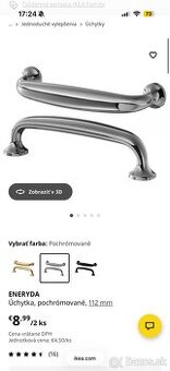 Ikea Eneryda úchytky