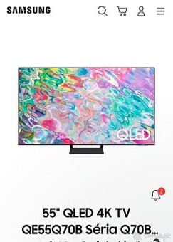 Televízor SAMSUNG 55" QLED 4K TV QE55Q70B Séria Q70B