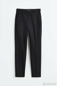 H&M Čierne dámske cigaretové nohavice s pukmi 34 (XS) - 1