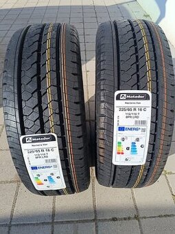 2ks NOVÉ Letné pneu Matador Hectorra Van225/65 R16 112/110T