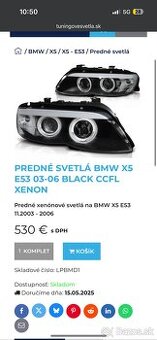 Bmw x5 e53 fl predne svetlá