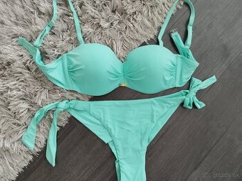Push up plavky brazílky. S/36,L/40. mätové