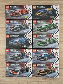 Lego Speed Champions Formula 1 - komplet 10 kusov