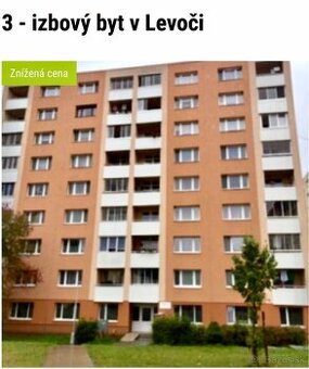 3 - izbový byt v Levoči