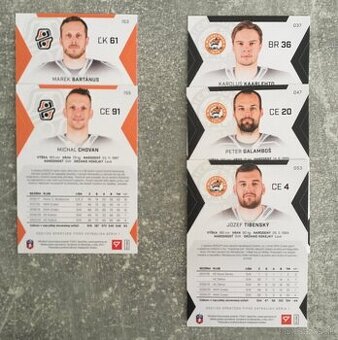 Hokejové kartičky TIPOS EXTRALIGA 21/22