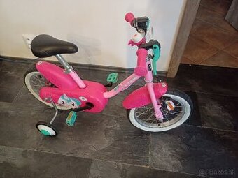 Detský bicykel od 3 do 5 rokov s pomocnimy kolieskami