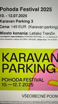 Pohoda karavan parking