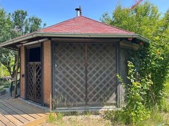Záhradný letný domček/altánok z masívu – 18 m²