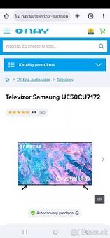 Predám úplne nový, nerozbalený TV