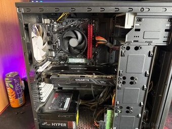 Predám tento herný PC Ryzen 5 5500 Gtx1080