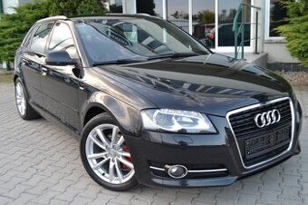 AUDI A3 1.6 TDI S LINE, TEMPOMAT, XENÓNY,KOŽA, ELEKTRÓNY R17