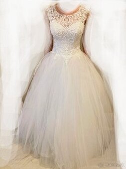 Svadobné šaty 36-38,S-M