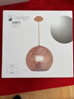 Stropne svietidlo sklo zlate