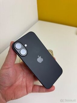 Predam vymenim Iphone 16 128GB Black 100% bateria ako nový