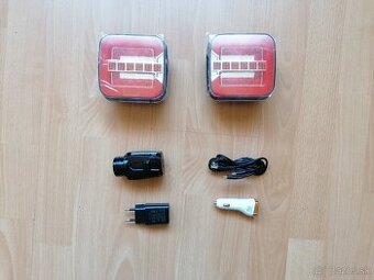 Predám zadné prenosné svetlá magnetické dynamické bezkáblov