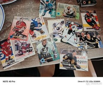 NHL kartičky 1990 roky