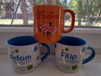 Hrnčeky s menom ako ideálne meninové darčeky :)