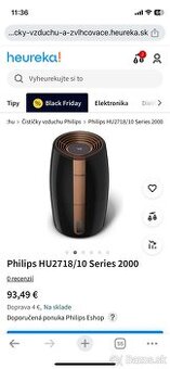 Zvlhčovač vzduchu philips HU 2718