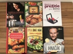 Knihy na predaj - kuchárske - 1