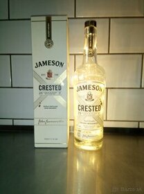 Lampa z fľaše írskej whiskey Jameson Crested