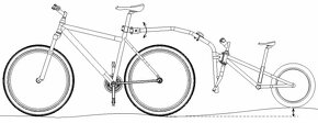 Tandemova tazna tyc DOMADO - na detsky bicykel - 1