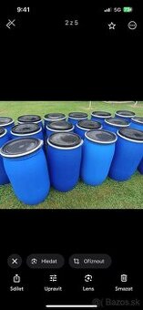 Plastové sudy 120L 20euro