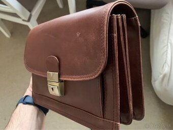 Štýlová pánska kožená taška LaraBags