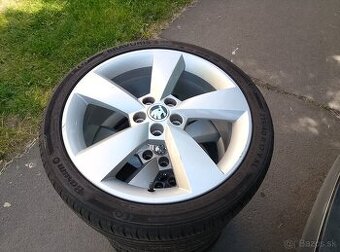 Predám Hliníkové Disky Org Škoda RONAL 5x100 R17 ET 46