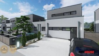 Novostavba 5-izbového rodinného domu (RD2) na pozemku 397 m2