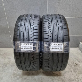 Letné pneumatiky 235/40 R19 CONTINENTAL DOT4821