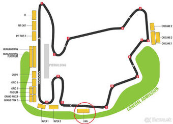 F1 VC Maďarsko - Hungaroring 2025 tribúna