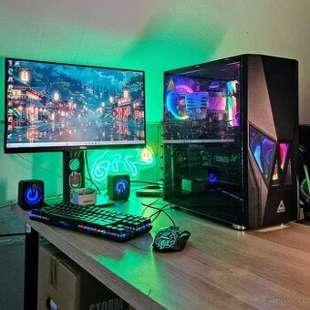 Herný PC so zárukou • RTX 3070 8G • R5 5600X • 16G