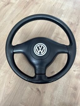 Trojramenný kožený volant vw