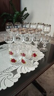 Predám rôzne sklenené poháre