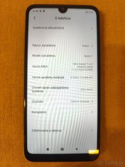 Predám Xiaomi Redmi 7 - 3/32 čierny