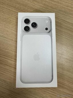 iPhone 17 Pro Max 256 GB silver strieborný nerozbalený nový - 1