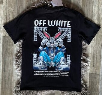 Tričko offwhite M