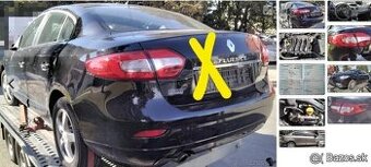 Renault Fluence 1.6 2015 predám MOTOR K4M V8, DVERE, MOTOR K