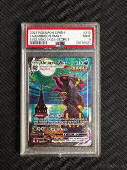 Evolving Skies	graded pokemon card slab	Umbreon VMAX moonbre
