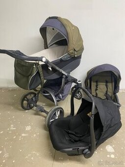 Kočík Bebetto Holland GRAPHITE khaki