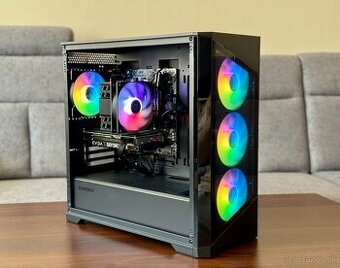 Herný PC - R5 5500,RTX 3060Ti 8GB,16GB RAM,500GB SSD,600W