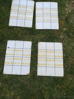 smaltovane plechy za kachle , ci umyvadlo - na staru chalupu