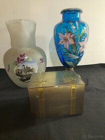 Džbán,váza s maľbou,šperkovnica - 1