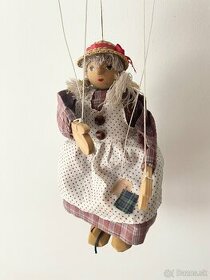 Drevená marioneta 90. roky 30cm - 1