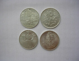 Strieborné pamätné mince ČSSR 4 x 500 Kčs - 1