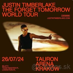 Justin Timberlake tour lístky