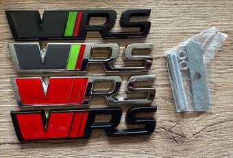 VRS ZNAKY, RS NÁPISY KAPOTA A KUFOR Čierne alebo chromove