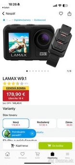 Lamax w 9.1 outdoorová kamera