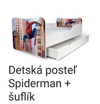 Detská posteľ spiderman