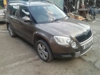Rozpredám škoda yeti 2,0 tdi 103 kw